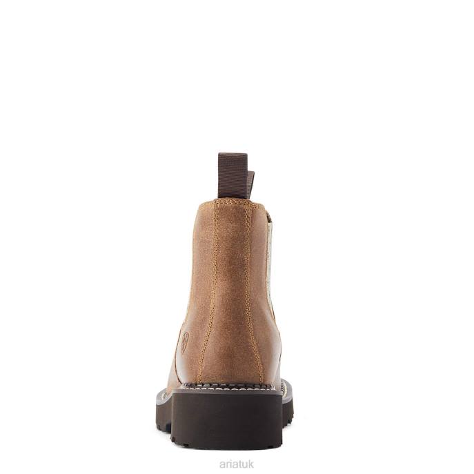 Ariat Fatbaby Twin Gore Western Boot Women D0X62234 Antique Mocha Suede Footwear