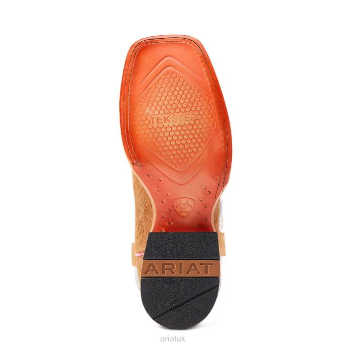 Ariat Frontier Western Aloha Western Boot Women D0X62285 Rusty Roughout Footwear