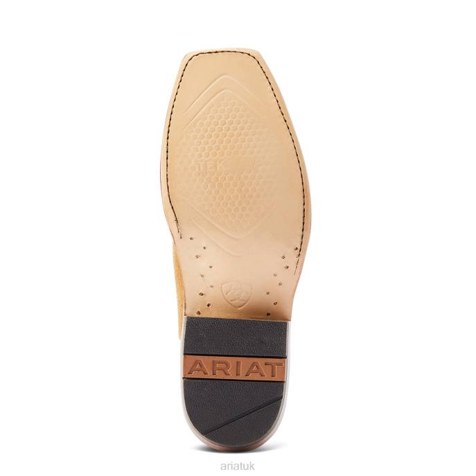 Ariat Futurity Boon Western Boot Women D0X62129 Buckskin Roughout Footwear