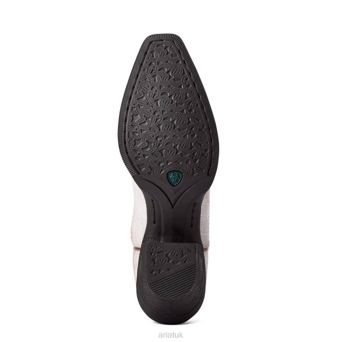 Ariat Goldie Western Boot Women D0X62082 Distressed White Footwear