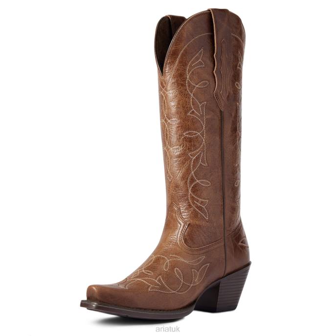 Ariat Heritage D Toe StretchFit Western Boot Women D0X62168 Dark Tan Footwear