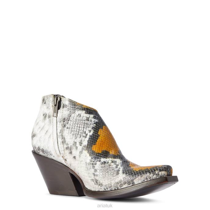 Ariat Jolene Western Boot Women D0X62246 Yellow Snake Footwear