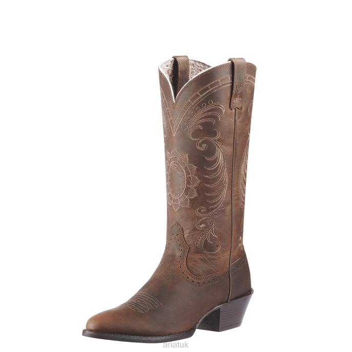 Ariat Magnolia Western Boot Women D0X62351 Distressed Brown Footwear
