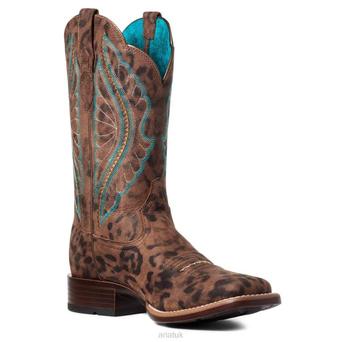 Ariat PrimeTime Western Boot Women D0X62167 Faded Leopard Footwear
