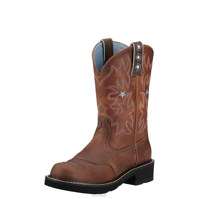 Ariat Probaby Western Boot Women D0X62132 Driftwood Brown Footwear