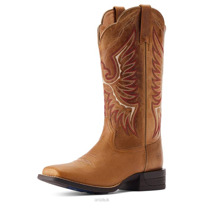 Ariat Rockdale Western Boot Women D0X62169 Almond Buff Footwear