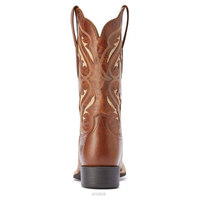 Ariat Round Up Bliss Western Boot Women D0X62120 Midday Tan Footwear