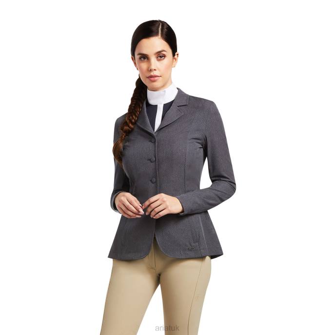 Ariat Artico Exhale Show Coat Women D0X63665 Heather Grey Tops