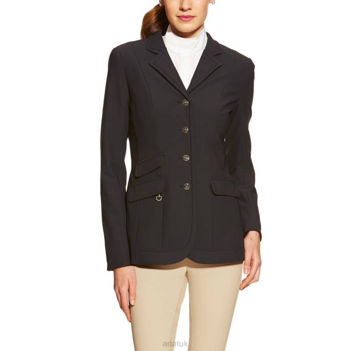 Ariat Platinum Show Coat Women D0X63674 Navy Tops