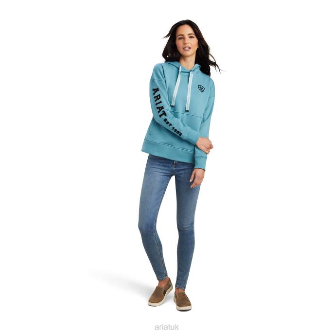 Ariat Rabere Hoodie Women D0X63395 Arctic Heather Tops