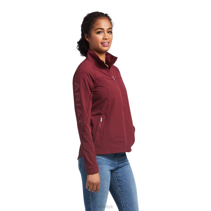 Ariat Agile Softshell Jacket Women D0X63487 Zinfandel Tops