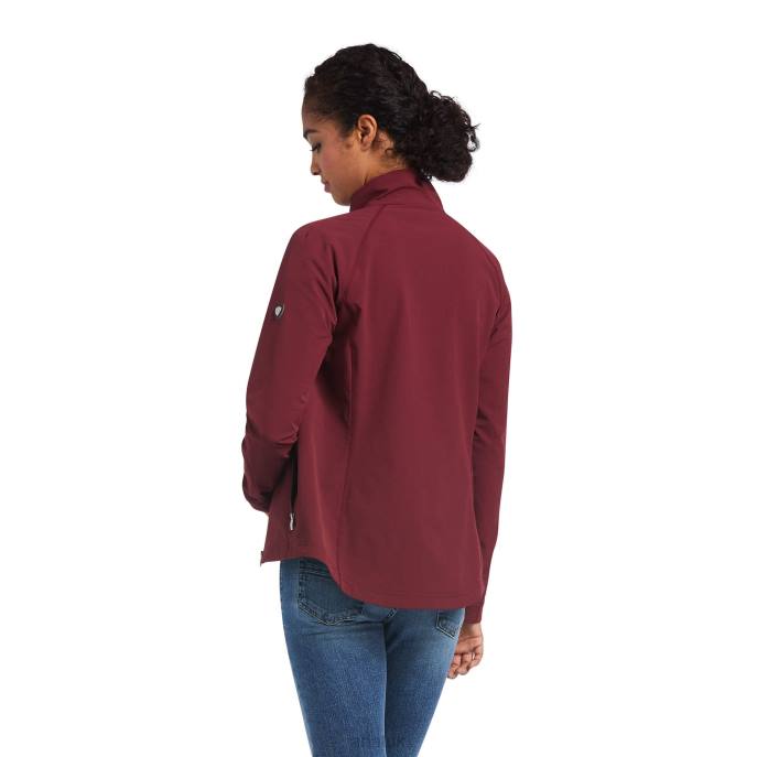 Ariat Agile Softshell Jacket Women D0X63487 Zinfandel Tops