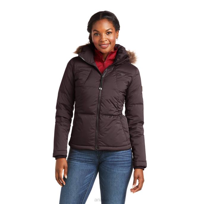 Ariat Altitude Down Jacket Women D0X63597 Chocovine Tops