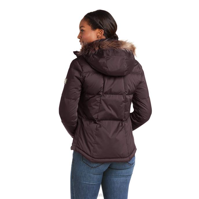 Ariat Altitude Down Jacket Women D0X63597 Chocovine Tops