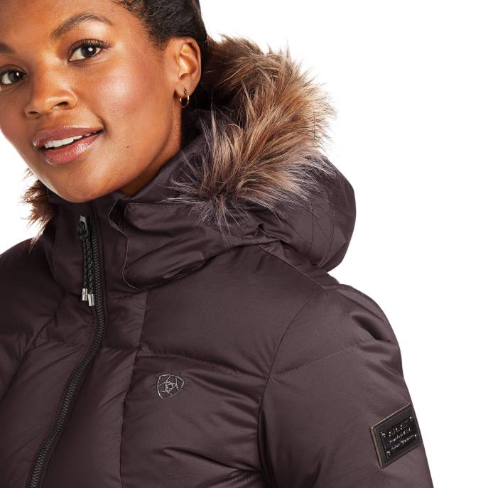 Ariat Altitude Down Jacket Women D0X63597 Chocovine Tops