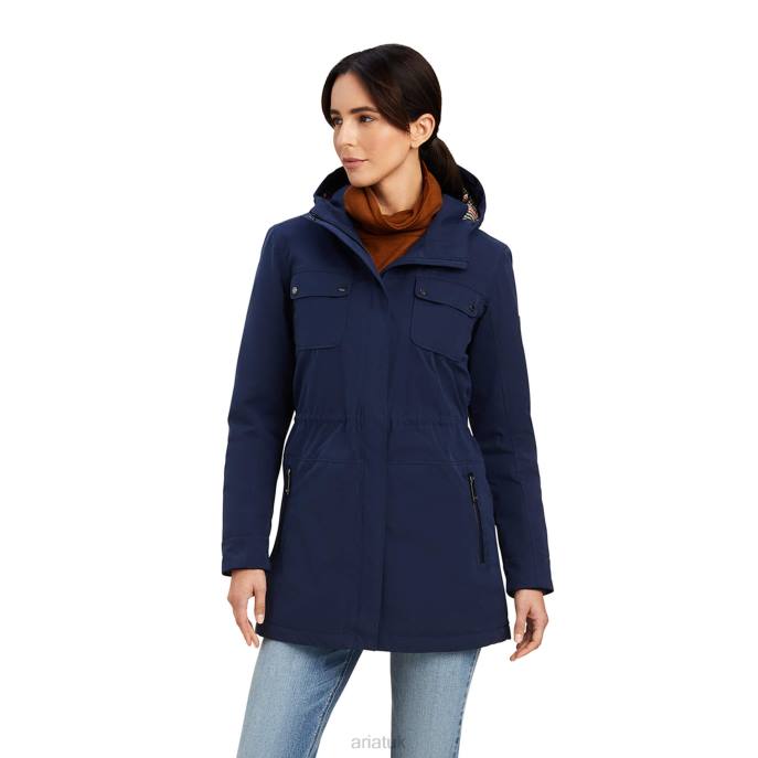 Ariat Argentium Parka Women D0X63591 Navy Tops