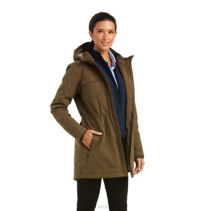 Ariat Argentium Parka Women D0X63660 Earth Tops