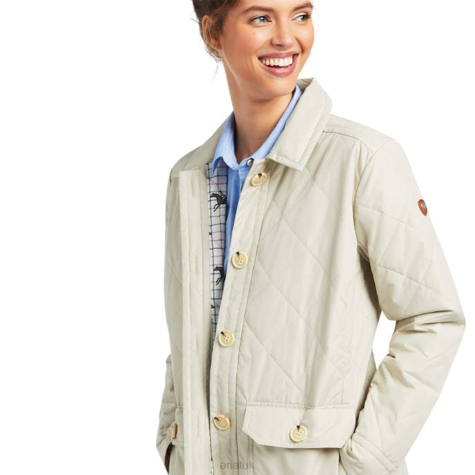 Ariat Belmont Shirt Jacket Women D0X63547 Whispy Taupe Tops