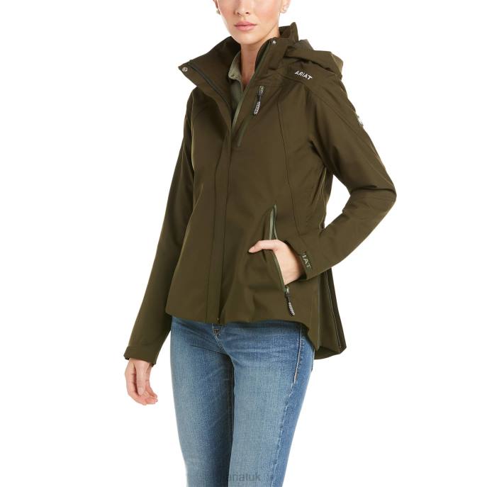 Ariat Coastal Waterproof Jacket Women D0X63538 Relic Tops