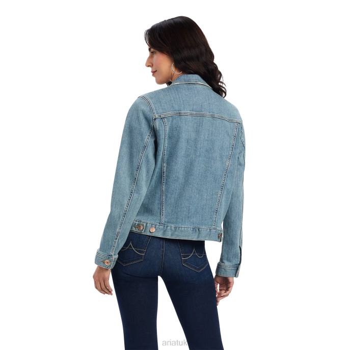 Ariat Denim Jacket Women D0X63628 Utah Tops