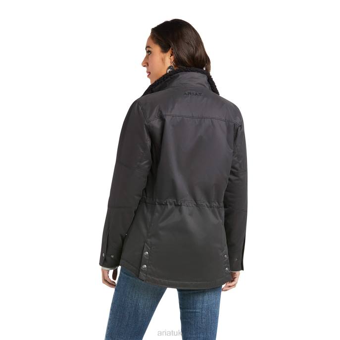Ariat Grizzly Insulated Jacket Women D0X63581 Phantom Tops