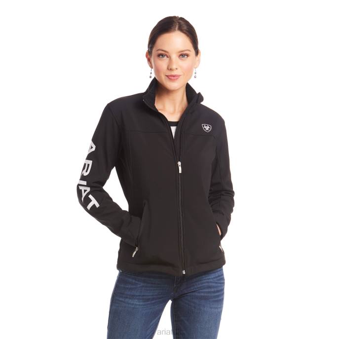Ariat New Team Softshell Jacket Women D0X63472 Black Tops