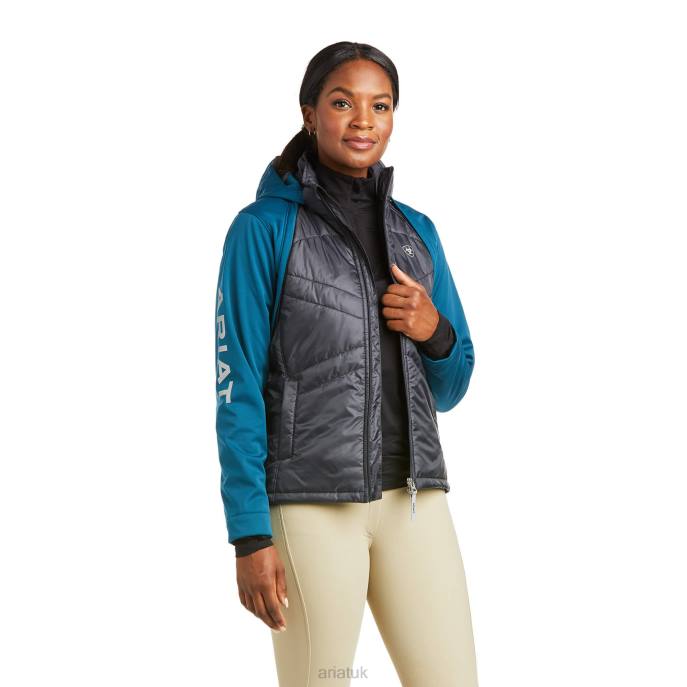 Ariat Respond Jacket Women D0X63641 Eurasian Teal Tops