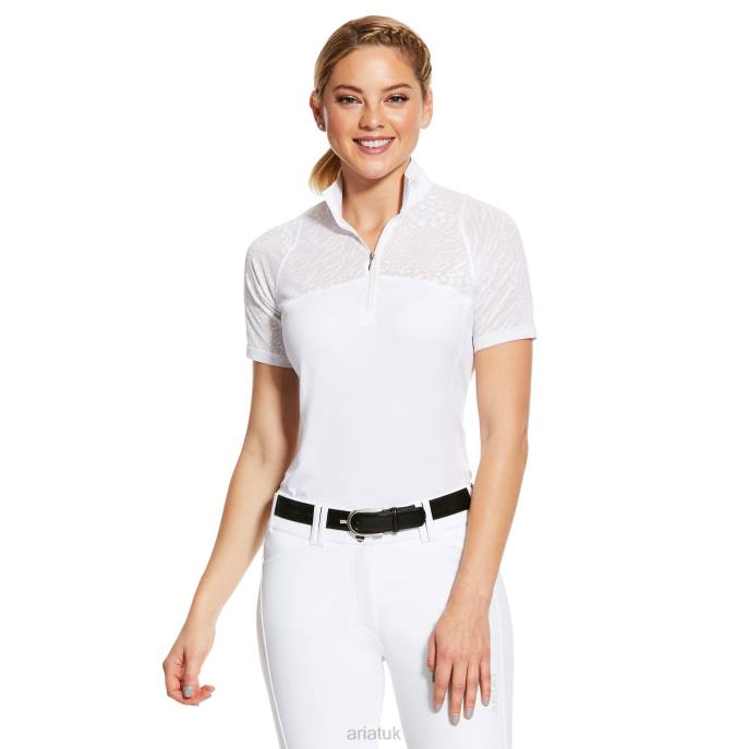 Ariat Airway Show Shirt Women D0X63695 White Tops