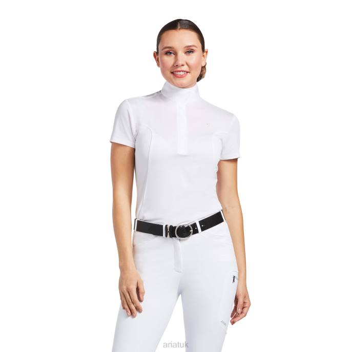 Ariat Aptos Show Shirt Women D0X63661 White Tops