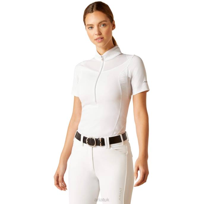 Ariat Ascent Show Shirt Women D0X63673 White Tops