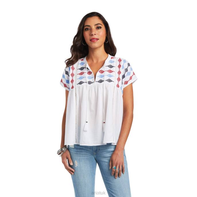 Ariat Billie Tunic Women D0X62831 White Tops