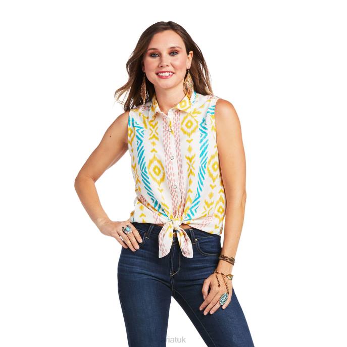 Ariat Great Basin Shirt Women D0X63294 Multi Print Tops