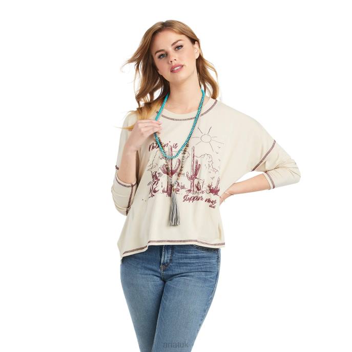 Ariat No Stopping Women D0X63176 French Oak Tops