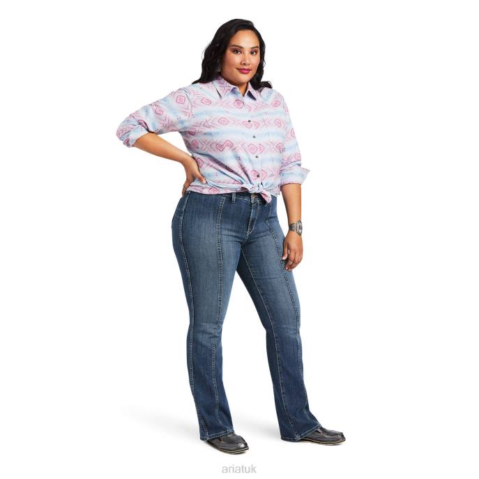 Ariat REAL Billie Jean Shirt Women D0X63196 Arroyo Jcd Tops