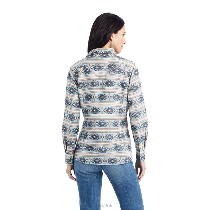 Ariat REAL Creekside Shirt Women D0X62981 Creekside Jacquard Tops