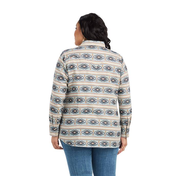 Ariat REAL Creekside Shirt Women D0X62981 Creekside Jacquard Tops