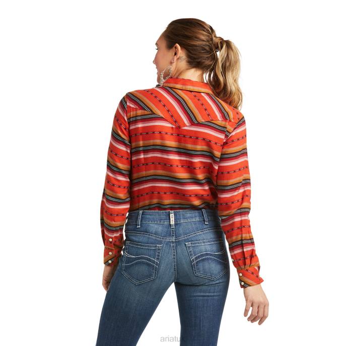 Ariat REAL Shirt Women D0X63158 Oasis Serape Tops