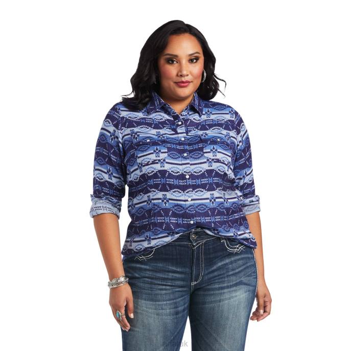 Ariat REAL Shirt Women D0X63194 Oceanic Tops