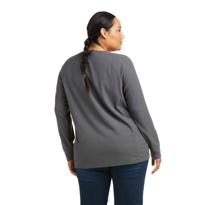 Ariat Rebar Thermal Women D0X63124 Rebar Gray Tops