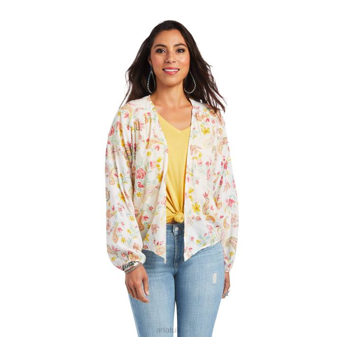 Ariat Rose Garden Wrap Women D0X63249 Multi Print Tops