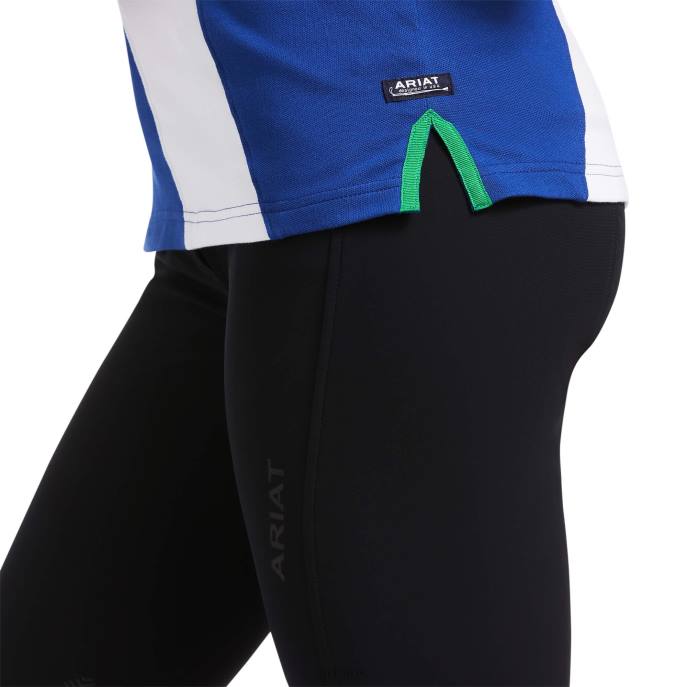 Ariat Taryn Polo Women D0X63206 Mazarine Blue/Pool Table Tops