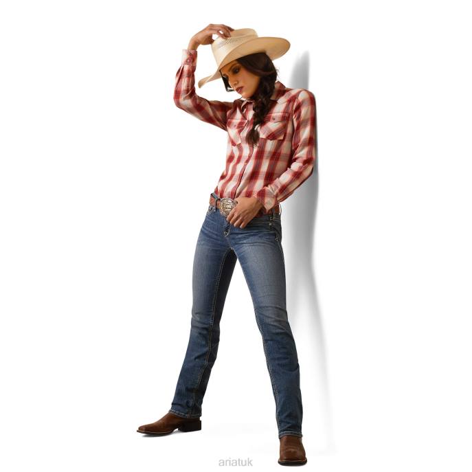 Ariat Tulsa Shirt Women D0X63276 Tulsa Plaid Tops