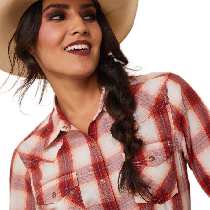 Ariat Tulsa Shirt Women D0X63276 Tulsa Plaid Tops
