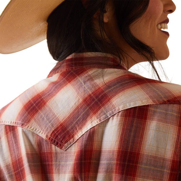 Ariat Tulsa Shirt Women D0X63276 Tulsa Plaid Tops