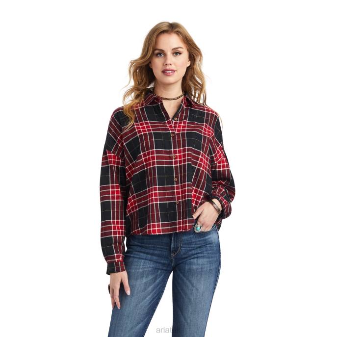 Ariat Urban Jungle Shirt Women D0X63218 Urban Jungle Plaid Tops