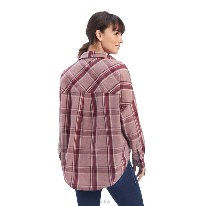 Ariat Wild West Tunic Women D0X63235 Wild West Plaid Tops