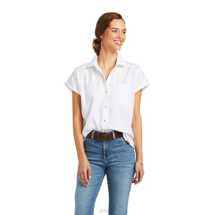 Ariat Zenith Shirt Women D0X63204 White Tops