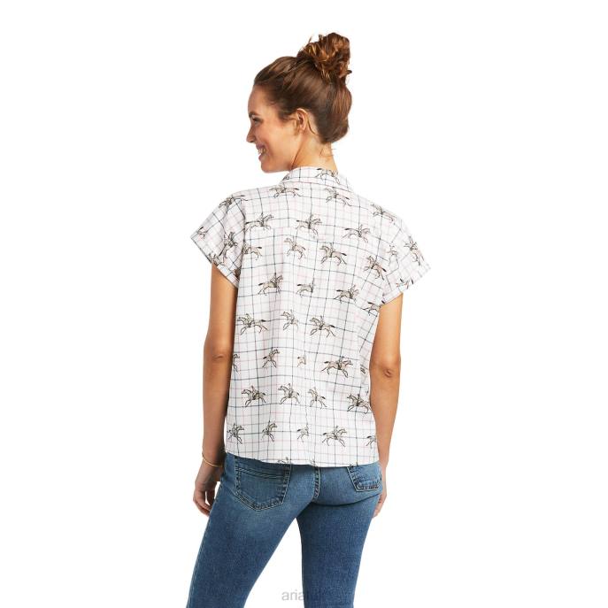 Ariat Zenith Shirt Women D0X63225 Gallop Check Tops