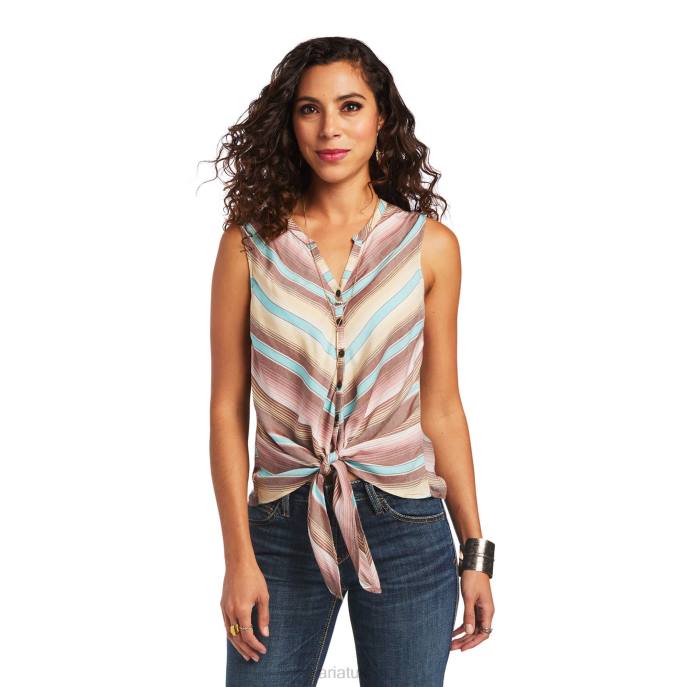 Ariat Baja Tank Women D0X62810 Serape Stripe Tops