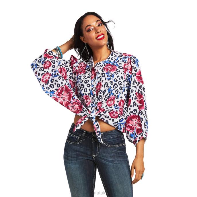 Ariat Bliss Top Women D0X62958 Multi Print Tops